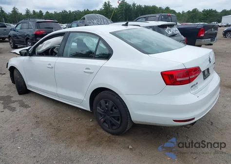 2015 Volkswagen Jetta 1.8T Se z USA, uszkodzony, nr VIN 3VWD17AJ5FM332307